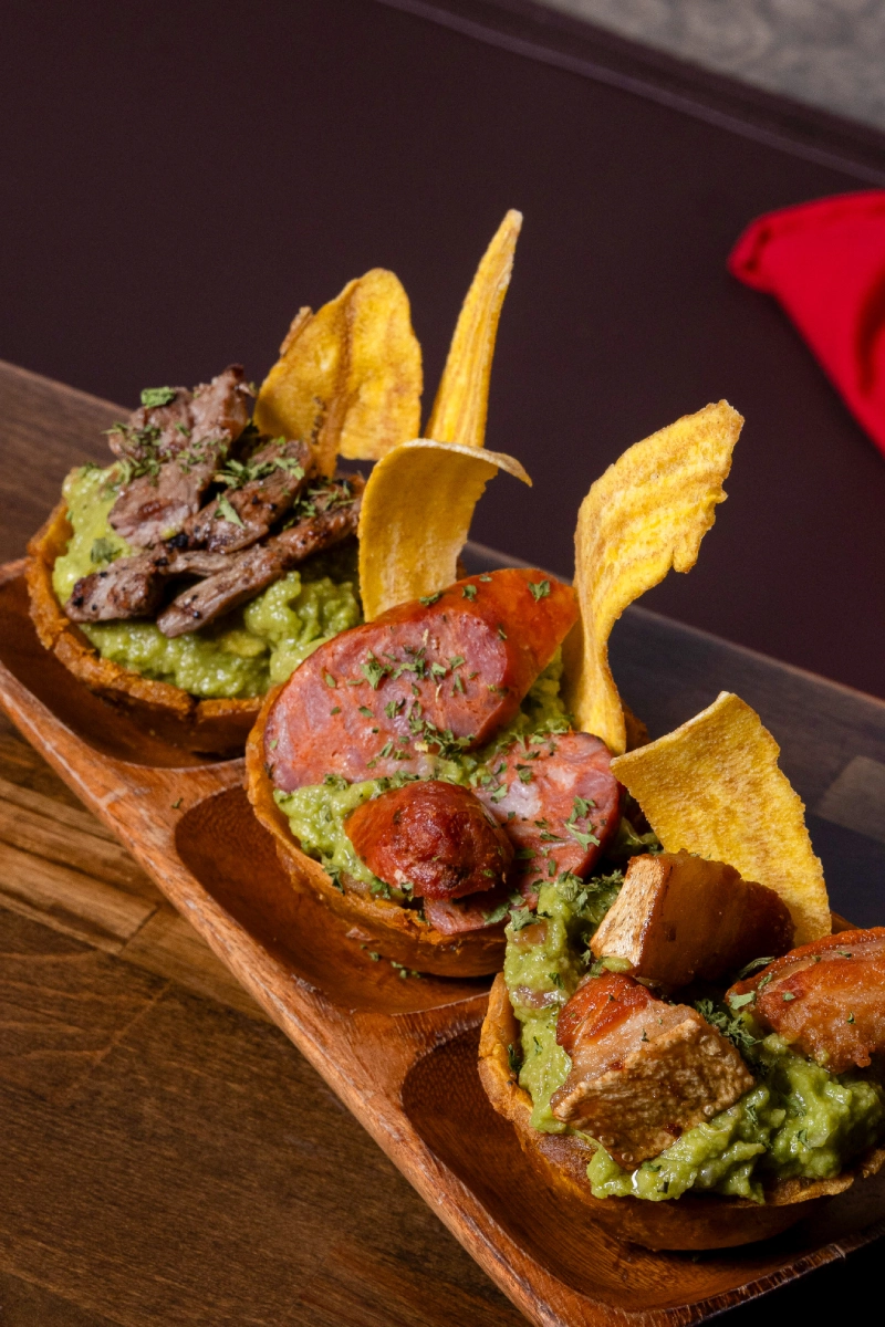Trio de tostones